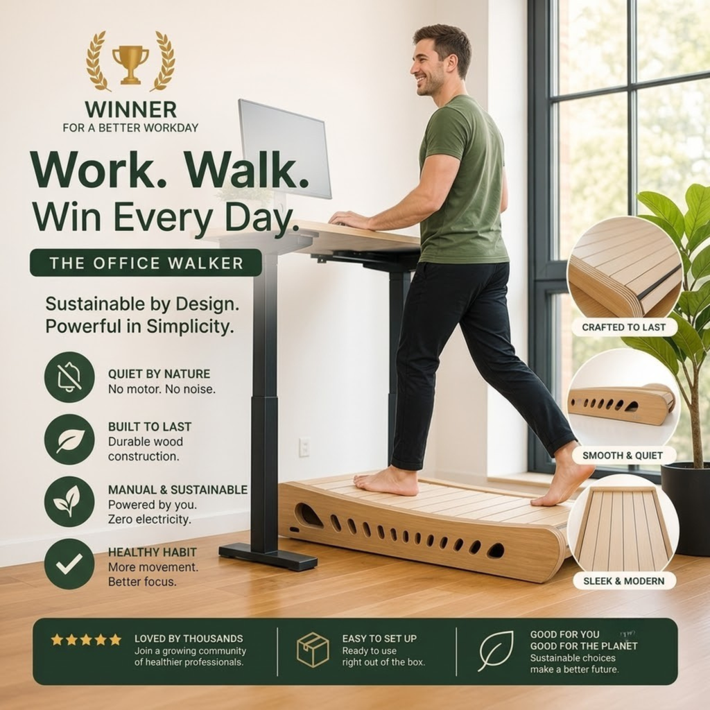 WoodStep Office Walker